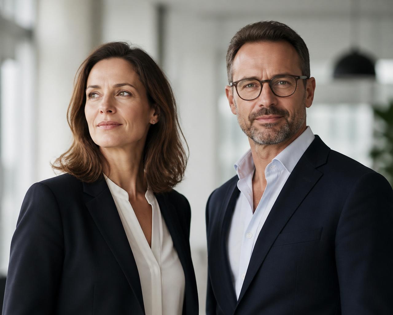 Twee senior TIMA Labs transformation leads in een lichte, moderne werkomgeving